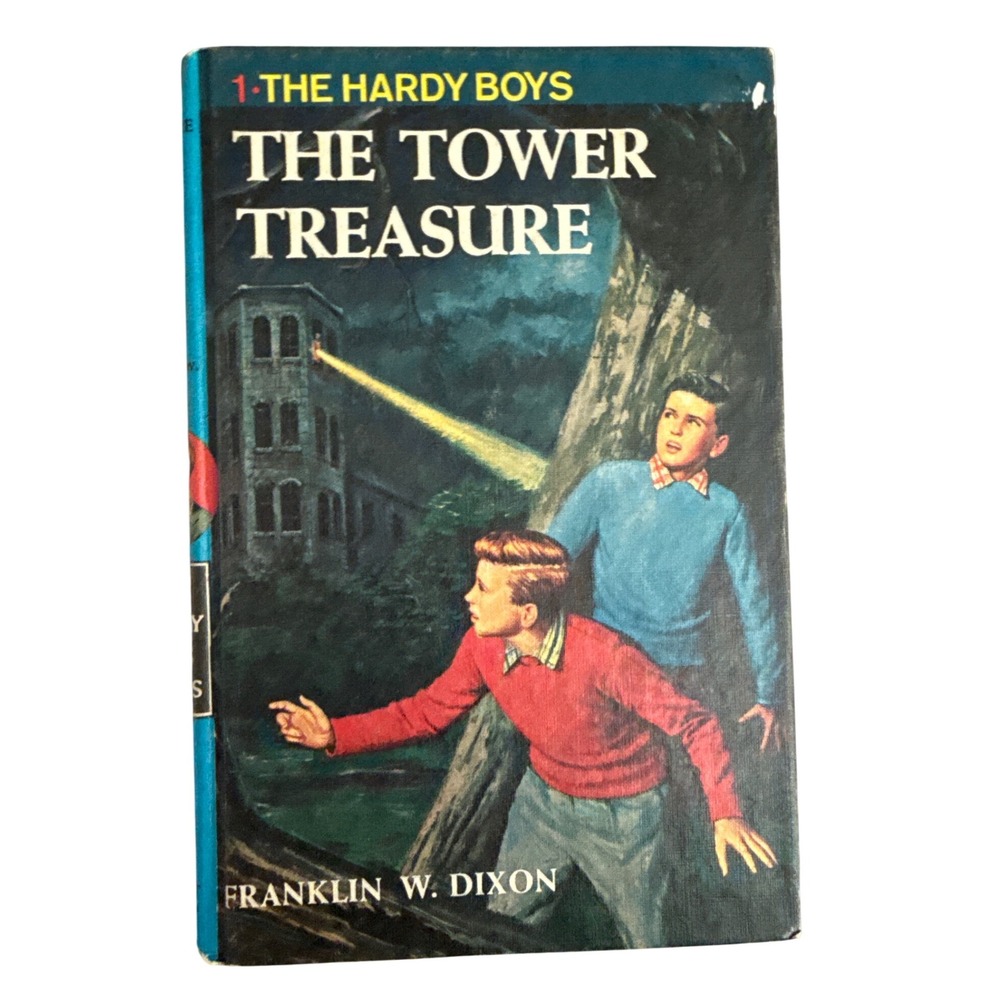 The Hardy Boys The Tower Treasure Book 1‎ Vintage Childrens Mystery Novel 1959